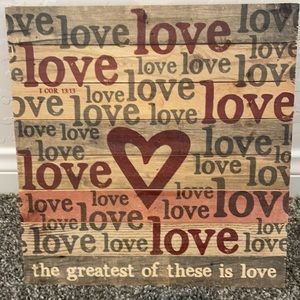 ♥️ Love ❤️ Wall Hanging